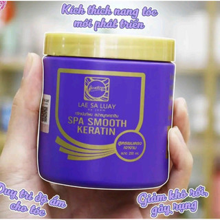 [Hàng Chính Hãng] Ủ tóc lụa tím Lae Sa Luay Collagen Thái lan hũ tím 250ml