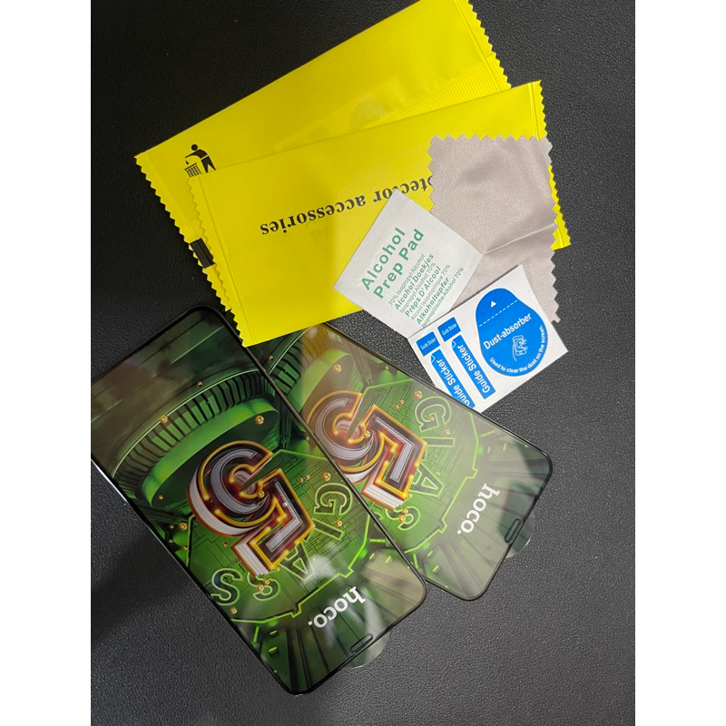 Kính cường lực IP full màn Hoco G12 cao cấp ipX/11/12/13/14/15series tặng kèm bộ giấy lau