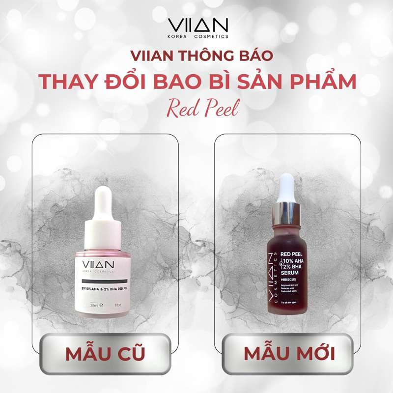 Serum Red Peel Da Viian BT-10%AHA & BHA 2% | BigBuy360 - bigbuy360.vn