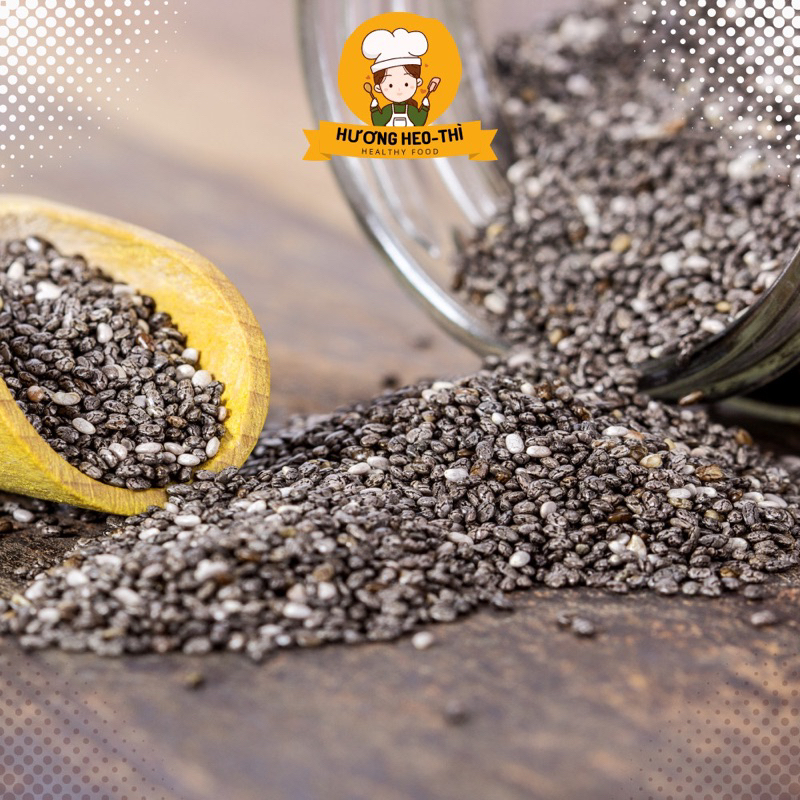 Hạt Chia Hữu Cơ túi 100g, Hạt Chia Giảm Cân An Toàn Chính Hãng