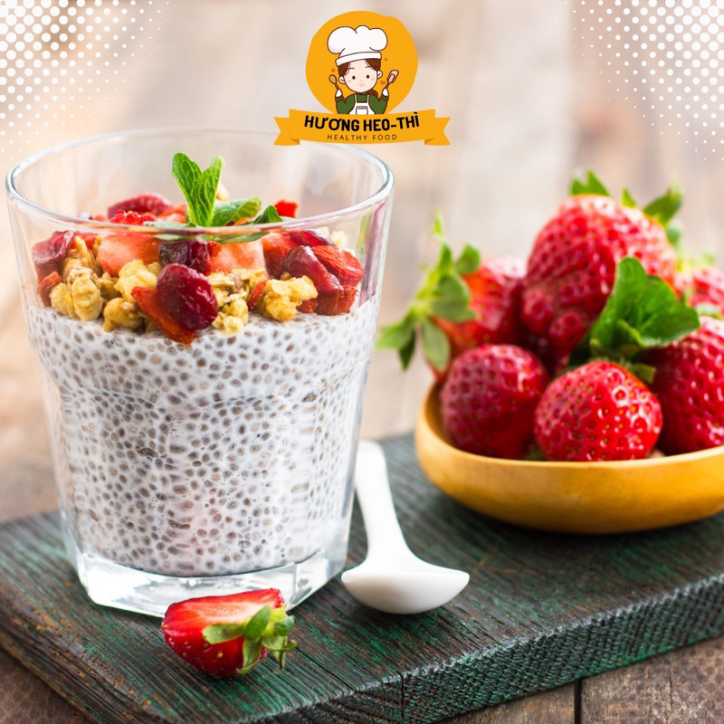 Hạt Chia Hữu Cơ túi 100g, Hạt Chia Giảm Cân An Toàn Chính Hãng