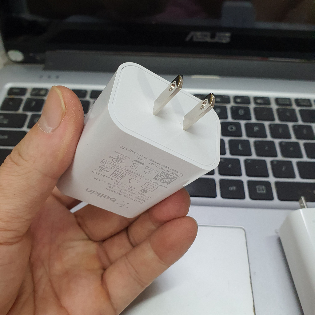 Củ Sạc Nhanh PD Belkin 27W Chính Hãng, Chuẩn MFI, Nobox, New 100%