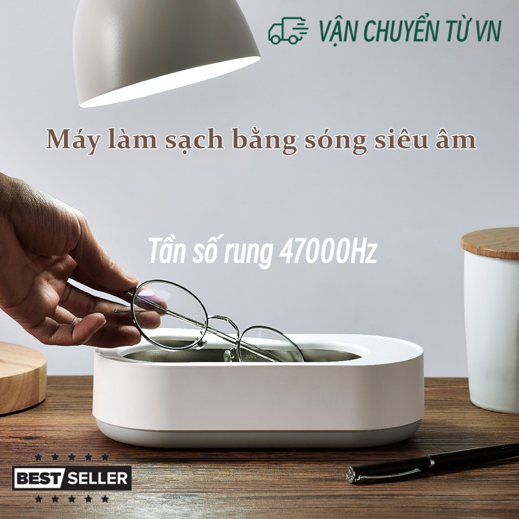 Máy Làm Sạch Siêu Âm Cầm Tay Đa Năng Máy Làm Sạch Trang Sức Đồng Hồ Kính
