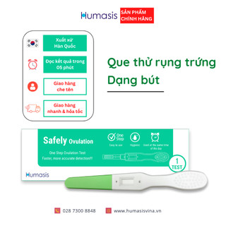 Que thử rụng trứng Humasis Safely Ovulation - Dạng bút - Chính hãng - Độ chính xác đạt 100%
