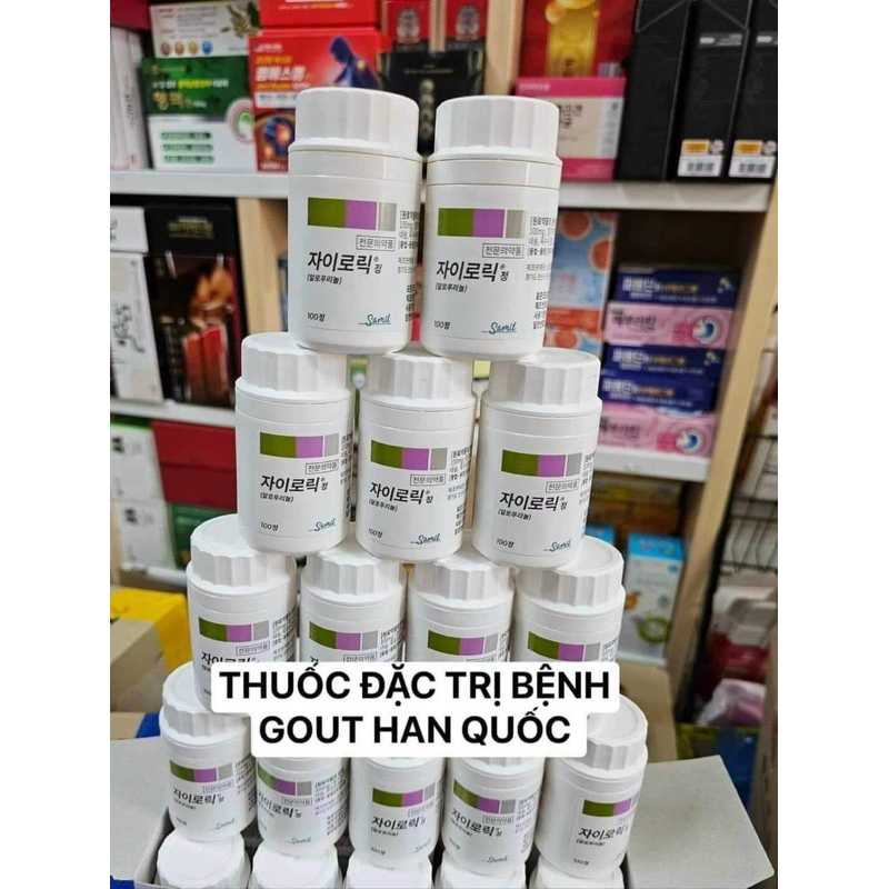 (Hàng bay - Date xa) Viên hỗ trợ gout hàn quốc 100 viên