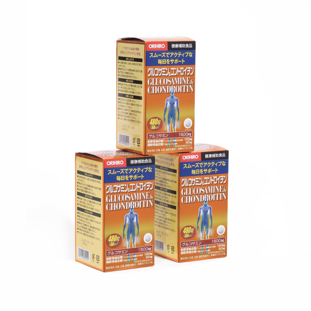 Viên Uống Bổ Xương Khớp Cao Cấp Glucosamine Và Chondroitin Orihiro 480 Viên