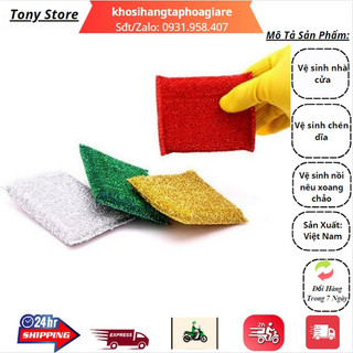 Cước rửa chén, cước kim tuyến, cước chùi nồi đông dương 01 loại tốt