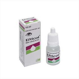 Nhỏ mắt mũi trẻ sơ sinh efticol 1lốc (10chai)