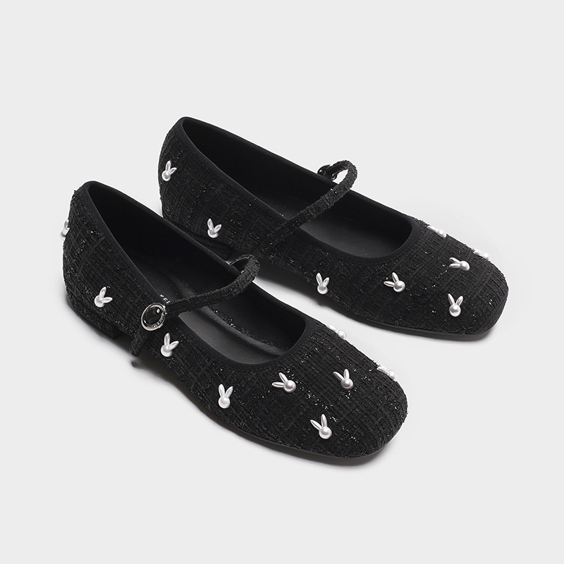 Giày búp bê cnk thỏ cườm fullbox