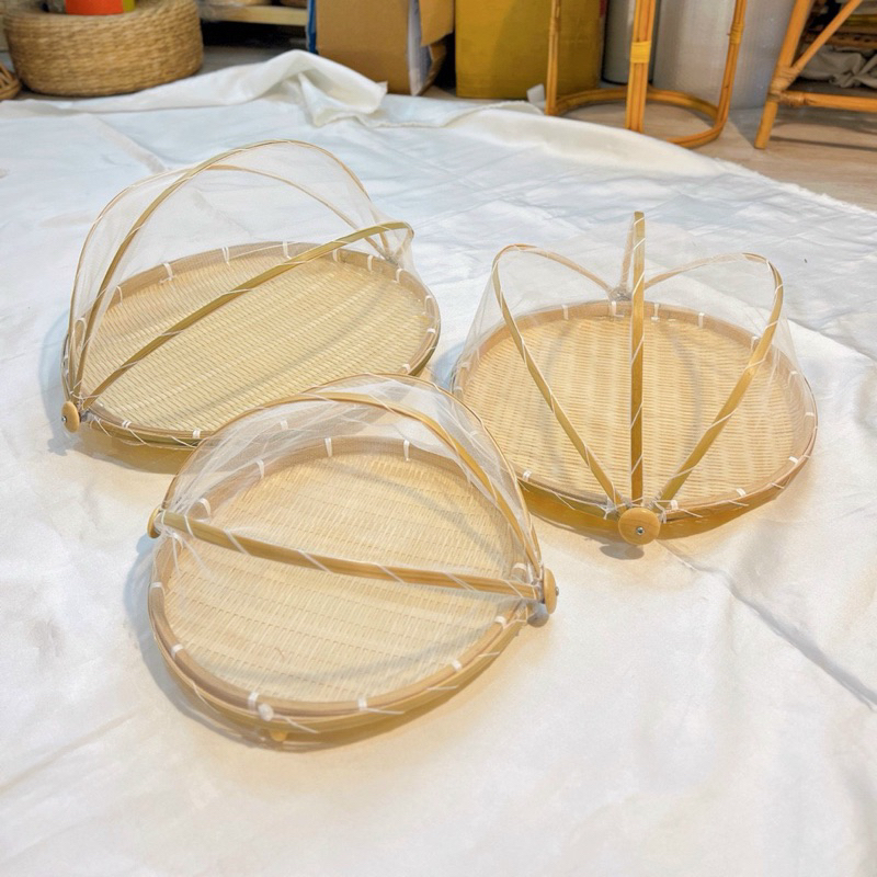 lồng bàn mây tre đan