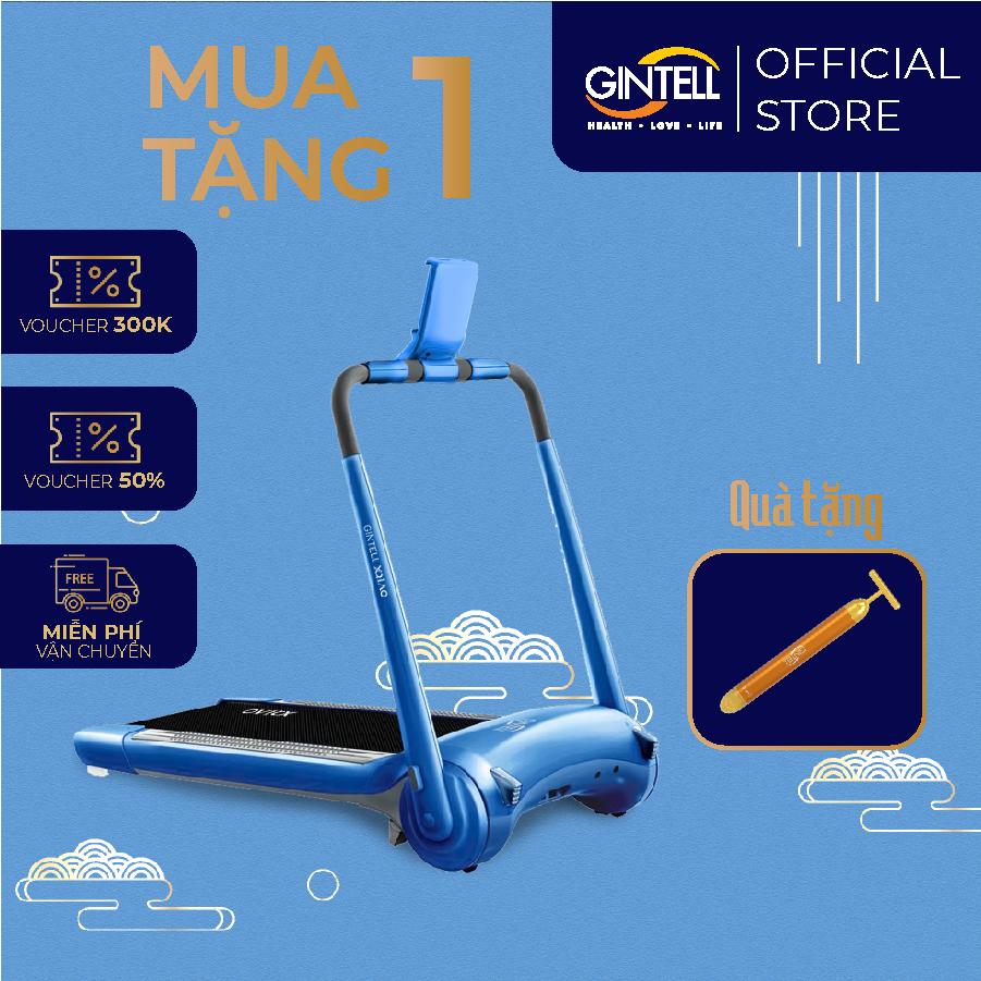 Máy Chạy Bộ Điện GINTELL Gấp Gọn Tại Nhà XQiao Q1 + 1 Năm Bảo Hành Chính Hãng