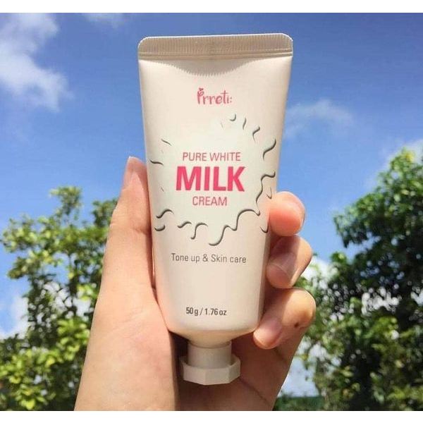Kem Dưỡng Trắng Nâng Tone 2IN1 Prreti Pure White Milk Cream