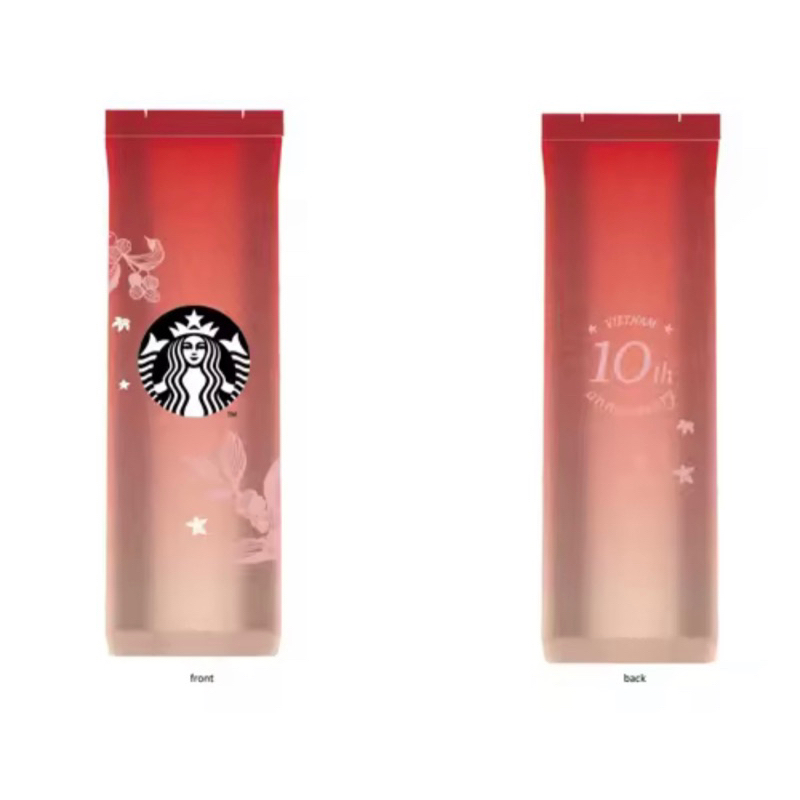 Bình Starbucks giữ nhiệt 16Oz (473ml) Jenny Gold phiên bản kỉ niệm 10 năm Starbucks Việt Nam