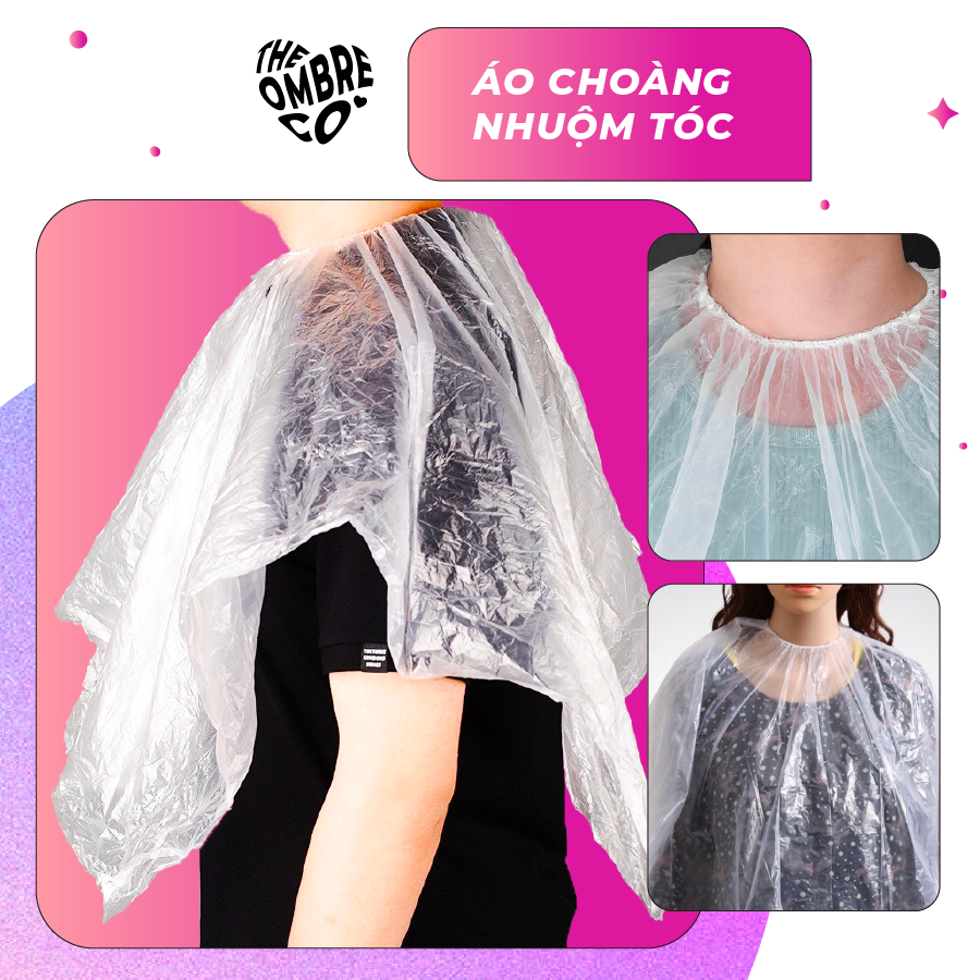 Áo choàng nhuộm tóc nilon dày dặn TheOmbreCo