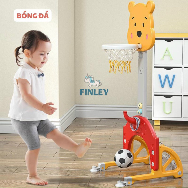 Bộ đồ chơi bóng rổ, cầu gôn, ném vòng, bóng đá Finley chính hãng