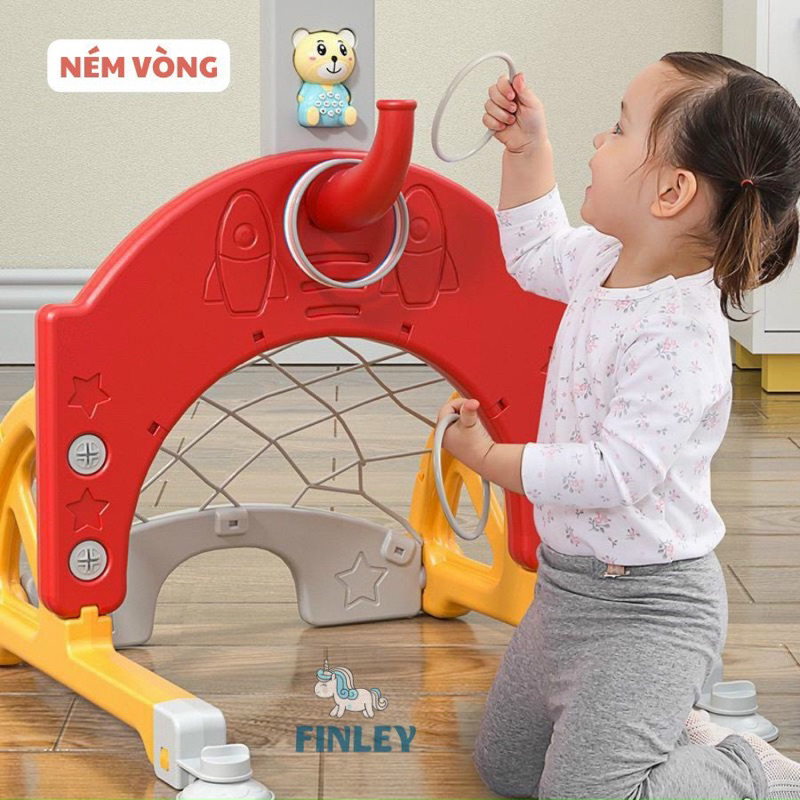 Bộ đồ chơi bóng rổ, cầu gôn, ném vòng, bóng đá Finley chính hãng