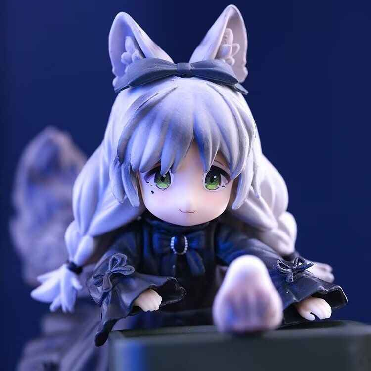 Mô hình chibi RIBOSE STAR dễ thương, mô hình nữ chibi anime siêu cute 13 cm trang trí phòng học, thùng case