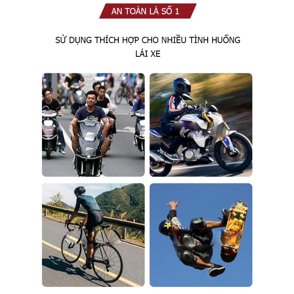 Tất đeo chân có giáp đầu gối cho Nam và Nữ chuyên dụng đi xe moto đường dài - Hội quán Phượt XTU khuyên dùng