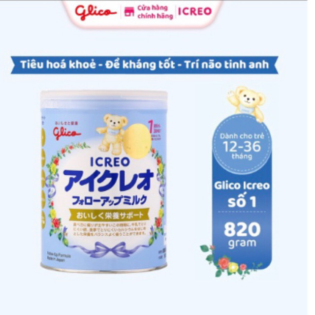 Sữa Glico Icreo dành cho trẻ 1-3 tuổi số1 800g