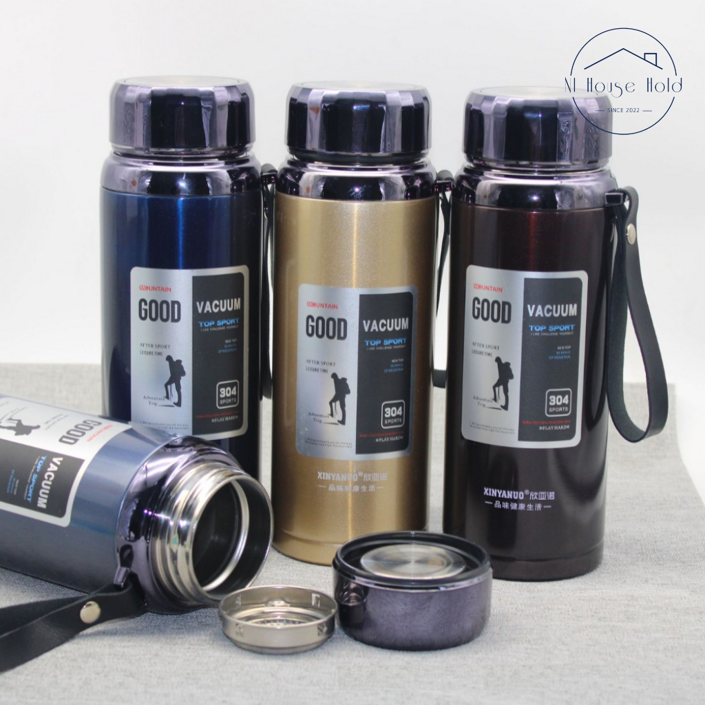 Bình Giữ Nhiệt Vacuum Chính Hãng Inox 304 Cao Cấp 1000ml 1200ml 1500ml ( Loại Đẹp )
