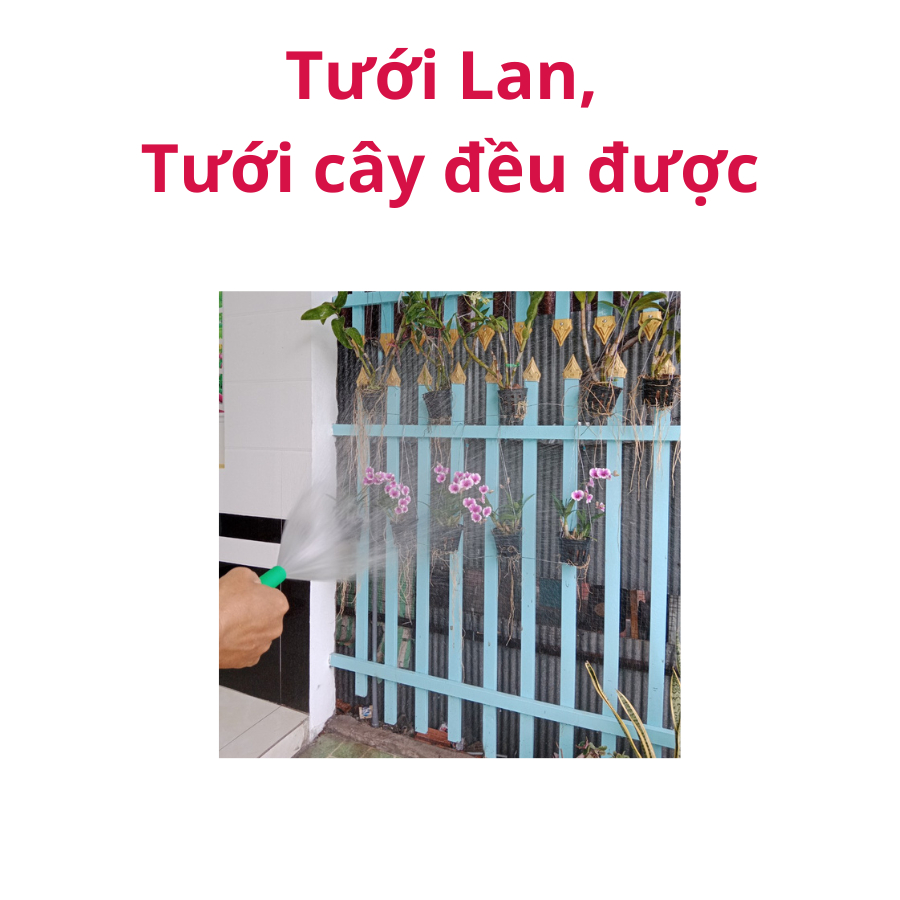 - Đầu vòi phun tưới cây xịt rửa xe sân vườn tăng áp đa năng - Hiệu SUWA