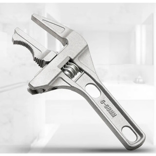 Mỏ lếch miệng rộng hợp kim nhôm bền bỉ, cờ lê đa năng vặn ống nước