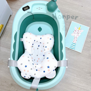 Honper chậu gấp gọn có phao+nhiệt kế cho bé