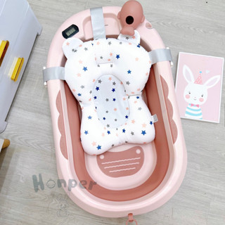 Honper chậu gấp gọn có phao+nhiệt kế cho bé