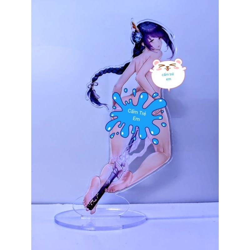 Raiden Shogun, Mô hình Genshin Impact, Standee Genshin Impact.