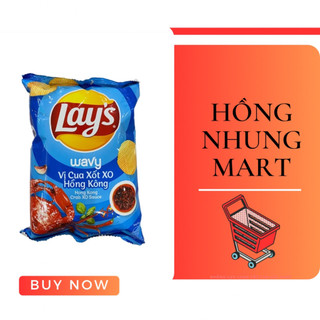 Bimbim snack lays vị cua xổ xo hồng kông