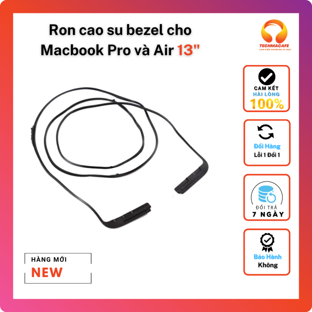 Viền Cao Su Thay Thế Cho Màn Hình Laptop Macbook Pro và Macbook Air 13 15 16 inch