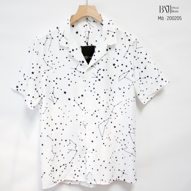 Áo sơ mi nam BAT Store mã 205 ,form regular, thời trang chất liệu cotton mặc thoáng mát