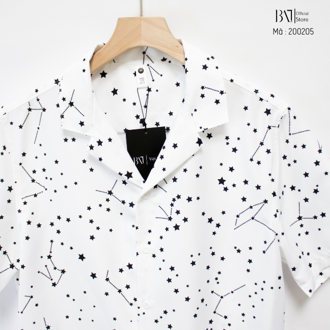 Áo sơ mi nam BAT Store mã 205 ,form regular, thời trang chất liệu cotton mặc thoáng mát