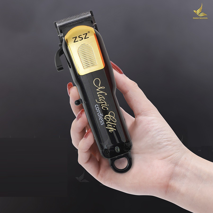 Tông pin JAME JM-7502 lưỡi kép dành cho a e barber cực chất, máy khỏe, có cả cữ 1.5mm và 4.5mm