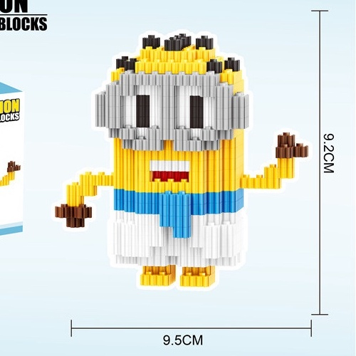 Le go Đồ chơi mô hình lắp ráp 3D mini hình các nhân vật hoạt hình Mickey, Vịt Donal, Stitch, Stellalou, Kitty, Yoshi