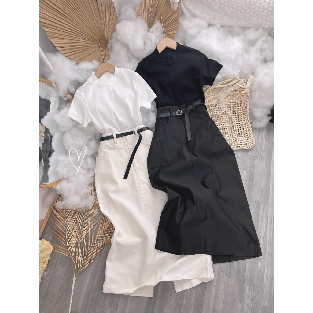 Chân váy chữ a kaki dáng dài lên form chuẩn chất vải đẹp mẫu mới hottend | BigBuy360 - bigbuy360.vn