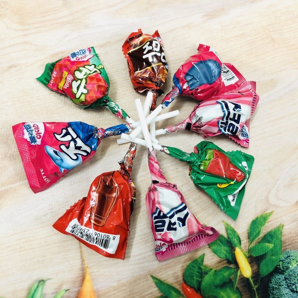 Kẹo que mút Lotte Hàn Quốc dành cho trẻ em