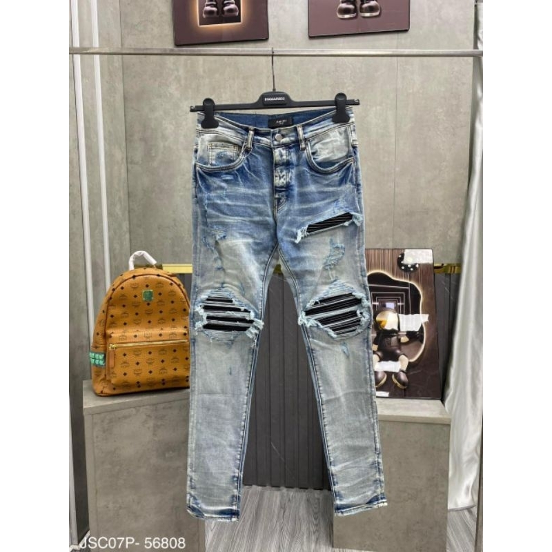 🔥quần amiri likeauth xanh vá đen hàng loại 1🔥
