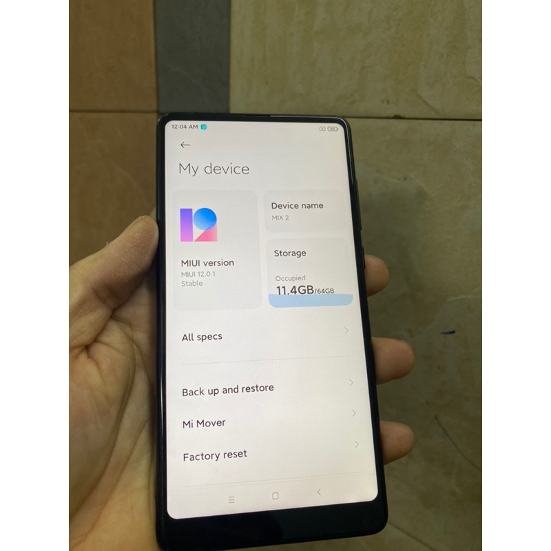 Điện thoại xiaomi mi mix 2 cấu hình khủng 2 sim