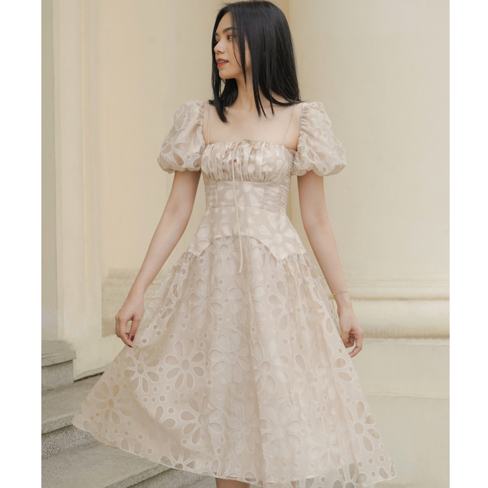 Đầm hoa Angelie midi dress