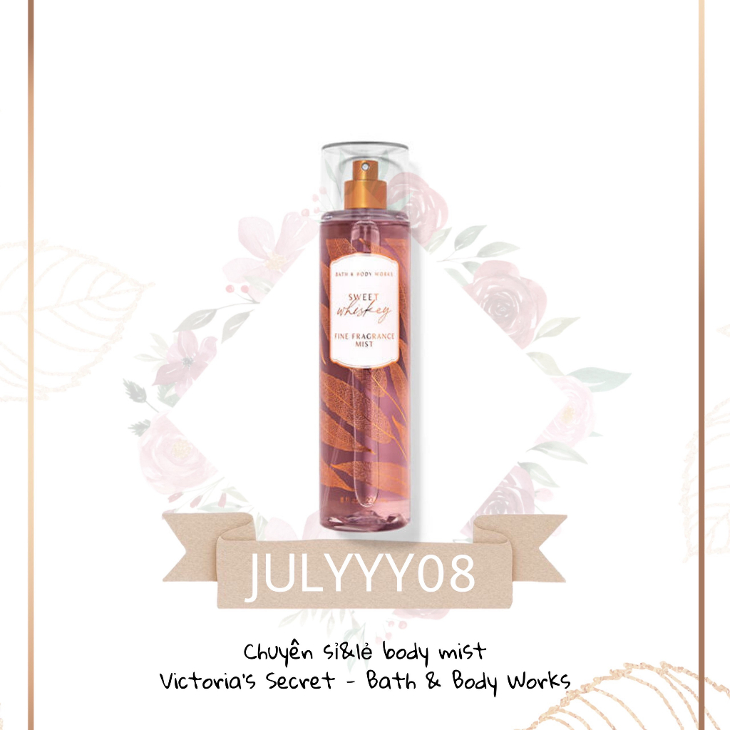 Xịt Thơm Toàn Thân Hương Sweet Whiskey Bodymist +jɥȽÿ08+