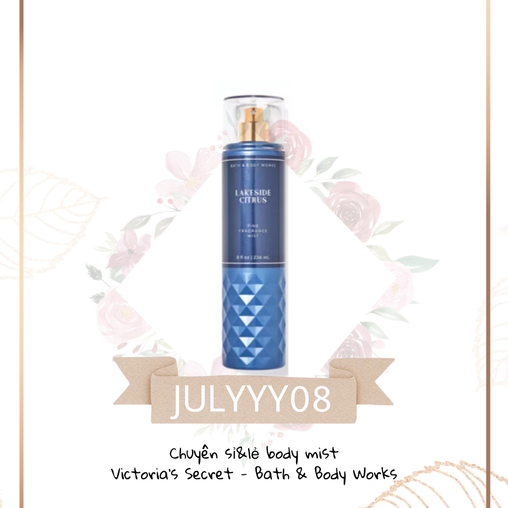 Xịt Thơm Toàn Thân LAKESIDE CITRUS Body Mist +jɥȽÿ08+