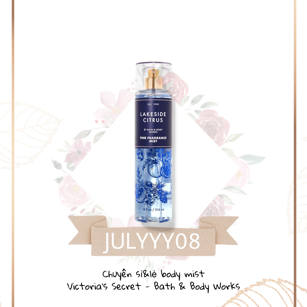 Xịt Thơm Toàn Thân LAKESIDE CITRUS Body Mist +jɥȽÿ08+