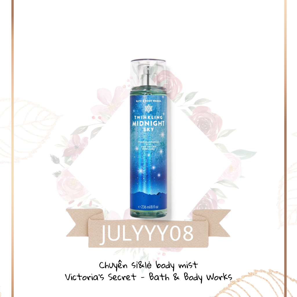 Xịt Thơm Toàn Thân Mùi Twinkling Midnight Sky +jɥȽÿ08+