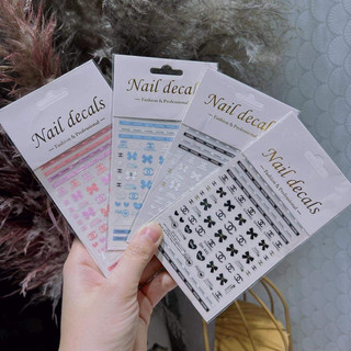 mẫu stick thương hiệu trang trí nail