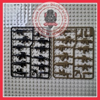 Army minifigures phụ kiện Lính : vũ khí hiện đại các loại K 7030