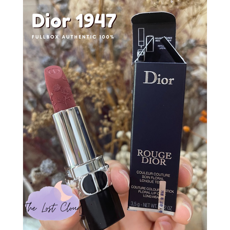 Son Dior Velvet AUTH 100 1947 limited Millefiori 2022🎁 đủ bill
