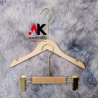 Móc gỗ treo quần áo trẻ em, móc treo quần áo cho bé, móc quần áo gỗ trẻ em