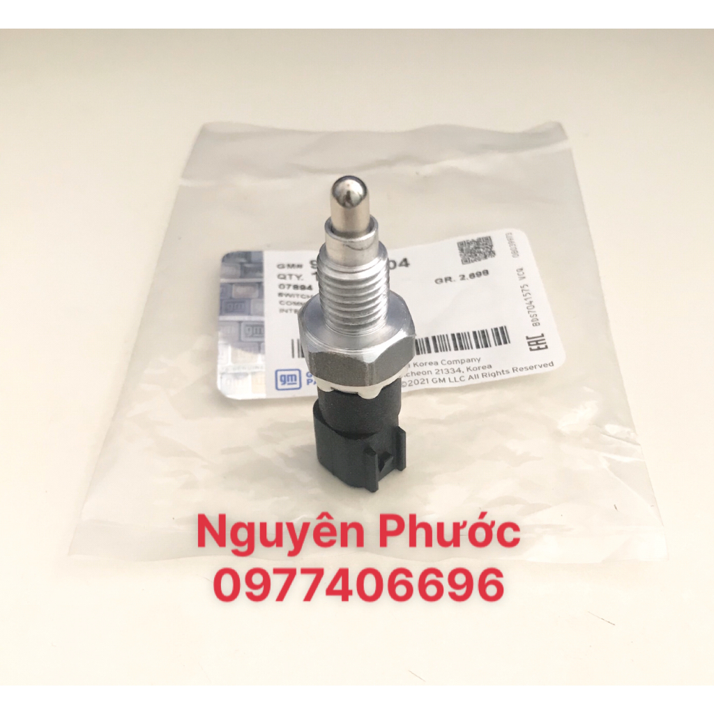 Công tắc/ cảm biến báo đèn lùi DEAWOO/CHEVROLET CAPTIVAL, CRUZE, LACETTI CDX - Hàng xịn GM 96628655 / 95028604