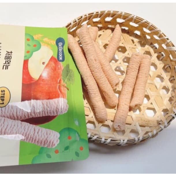 Bánh Gạo Ăn Dặm Cho Bé Bánh Gạo Hữu Cơ Bebecook Thanh Dài